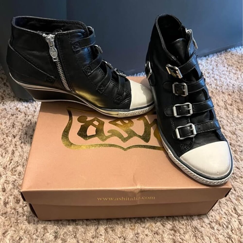 Ash Genial Wedge Sneakers Size 7